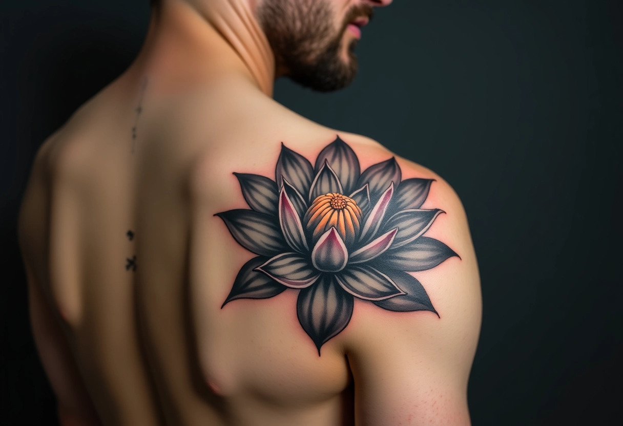 tatouage fleur de lotus